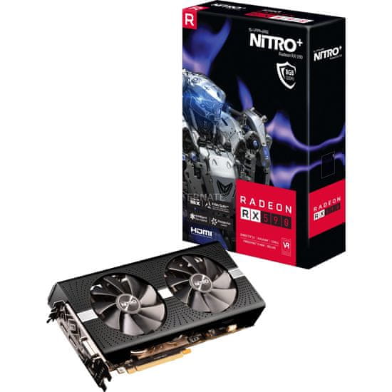 Sapphire Radeon RX 590 NITRO+, 8 GB GDDR5 grafična kartica - Odprta embalaža