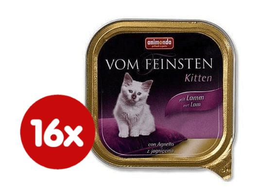 Animonda mokra hrana za mlade mačke Vom Feinstein, jagnjetina, 16 x 100 g