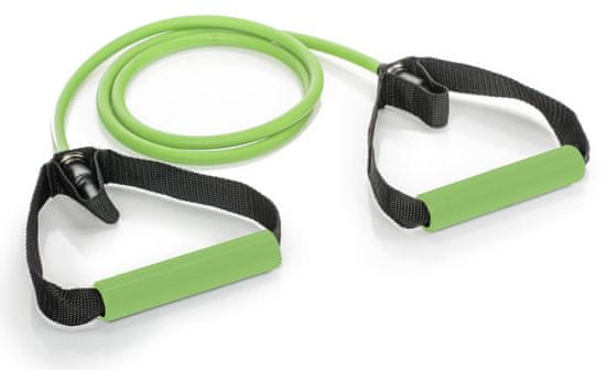 Gymstick Pro Exercise Tube elastika z ročaji, zelena, Medium