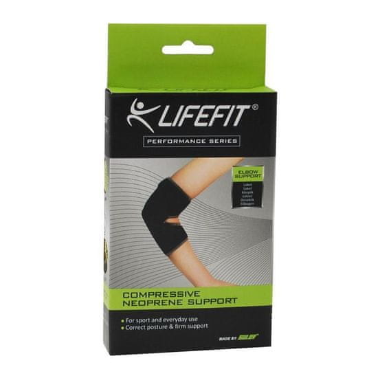 LIFEFIT opornica za komolec, črna, L