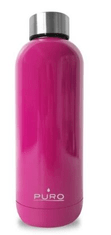 Puro Hot & Cold termo steklenica 500 ml, sijaj, roza