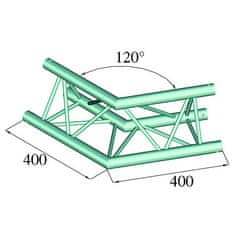 Alutruss gradnja zgradb, Deco ključavnica DQ3-PAC22, 120 °