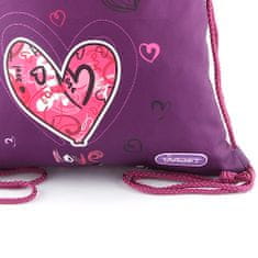 Target Ciljna športna torba, Ljubezen, barva vijolična