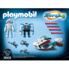 Playmobil Skyjet z dr. X in Robot , Super 4, 32 kosov