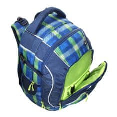 Target Ciljni nahrbtnik za učence, Progasti, zeleno-modri