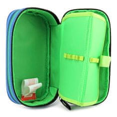 Target Šolska škatla za svinčnike brez refill, Kompaktna, zeleno-modra z vzorcem