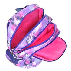 Target Ciljni nahrbtnik za učence, Roza-vijolična z vzorcem