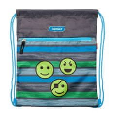 Target Ciljna športna torba, Smeški, sivi z barvnimi črtami
