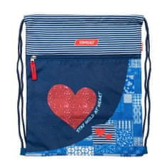Target Ciljna športna torba, Srce, modro