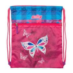 Target Ciljna športna torba, Beli metulj, roza