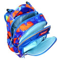 Target Ciljni nahrbtnik šole, Grafiti, modro-oranžni
