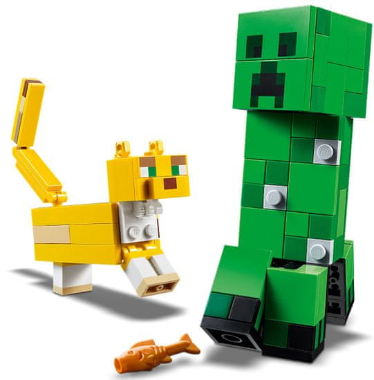 LEGO Minecraft 21156 velika figura: Creeper™ in Ocelot