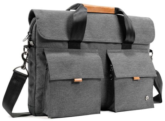PKG Richmond Laptop Backpack torba za prenosnik, 38,1 cm/40,6 cm, temno siva (PKG-RICH-GY01TN)