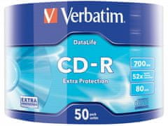 Verbatim CD-R zgoščenke, 700 MB, 52×, 80 min, 50 kosov