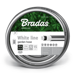 Bradas Vrtna cev 50m, 1/2" WHITE LINE BR-WWL1/250