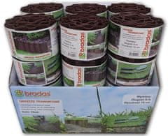 Bradas Obroba za korita rjava, 9m, 25cm COLOR BOX BR-OBFB 0925