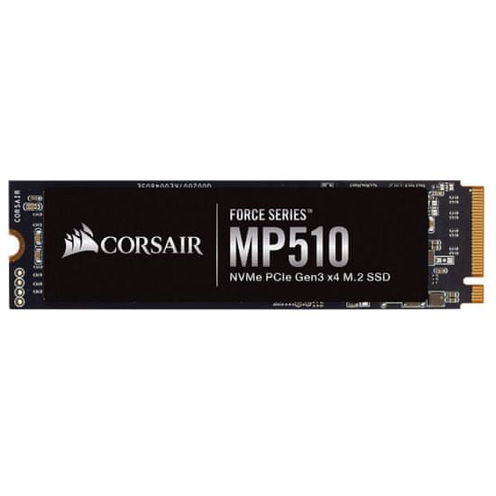 Corsair Force Series™ MP510 M.2 80mm NVMe PCIe Gen3 x4 SSD disk, 3D TLC, 240GB