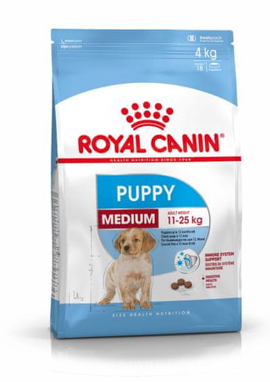 Royal Canin Medium Puppy pasji briketi za srednje pasme, za mladiče, 15 kg