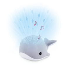 ZAZU glasbeni projektor s pomirjujočimi zvoki kit Wally, siv - odprta embalaža