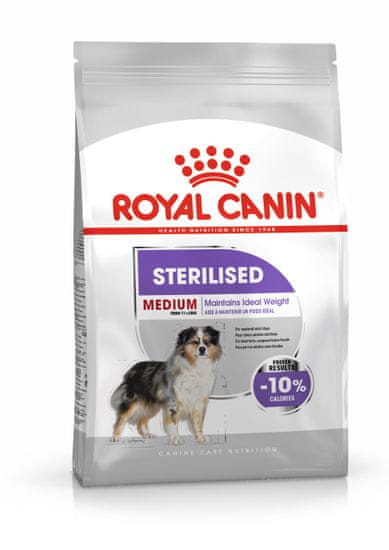 Royal Canin Medium Sterilised pasji briketi za srednje pasme, 10 kg - Odprta embalaža