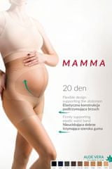 Gabriella Ženske hlačne nogavice 108 Mamma 20 den nero, črna, 4