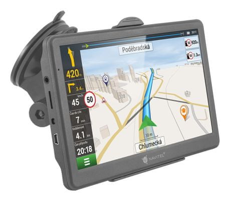 Avtomobilska GPS navigacija avitel E700 TMC, mapa Evrope, RDS-TMC, velik zaslon