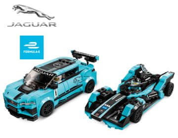 LEGO Speed Champions 76898 Formula E Panasonic Jaguar Racing GEN2 car & Jaguar I-PACE eTROPHY