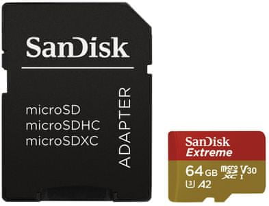 SanDisk EXTREME micro SDXC UHS-I + adapter