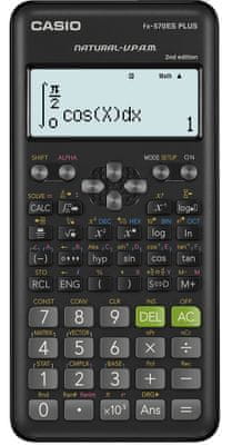 Znanstveni kalkulator Casio FX 991 ES PLUS 2E, majhen, lahek, računanje odstotkov