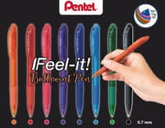 Pentel kemični svinčnik, rdeč (BX417)