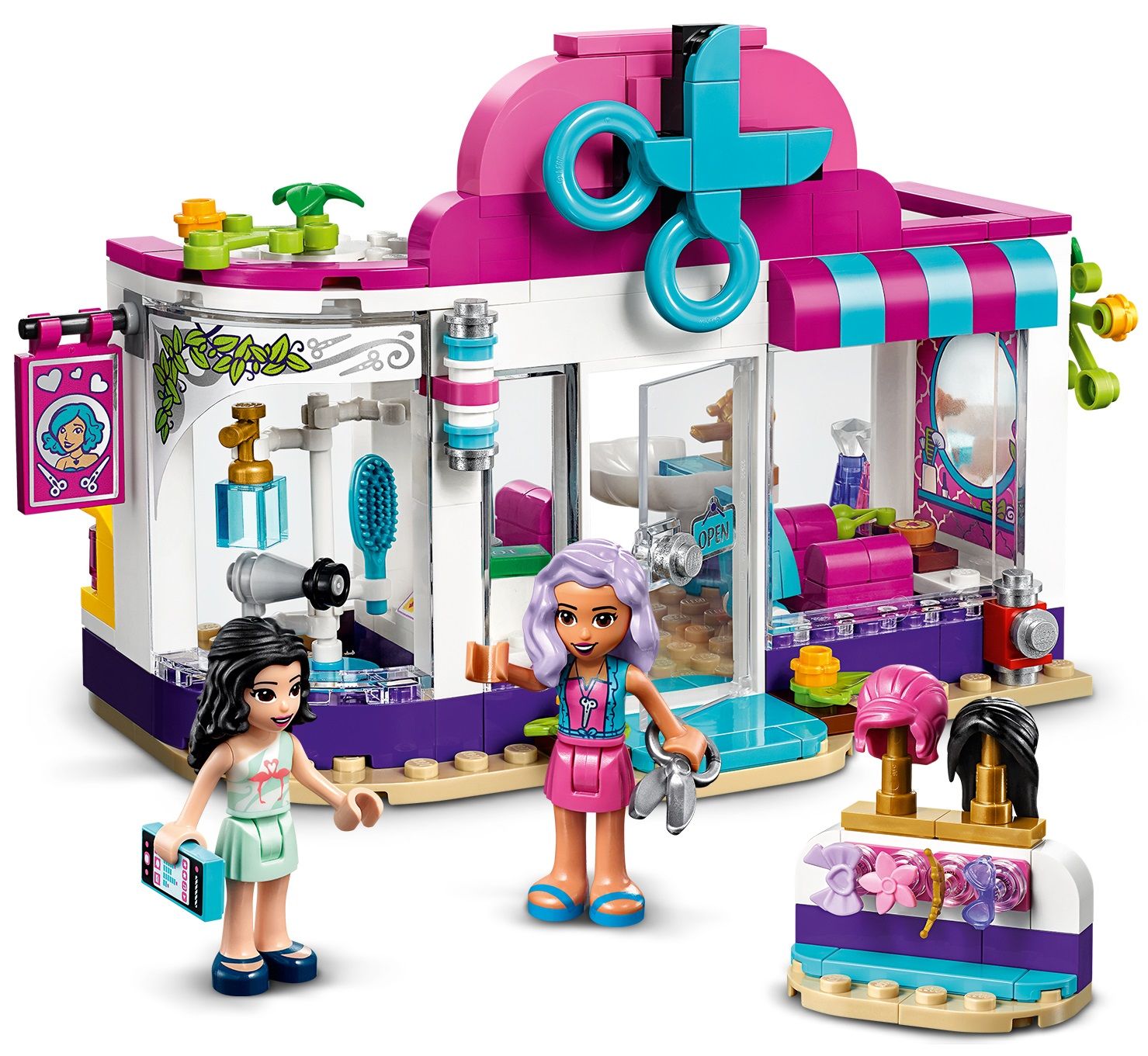Lego friends online frizerski salon