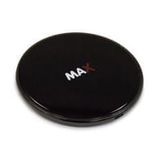 MAX brezžični polnilnik 7.5 W/10 W/15 W, črn