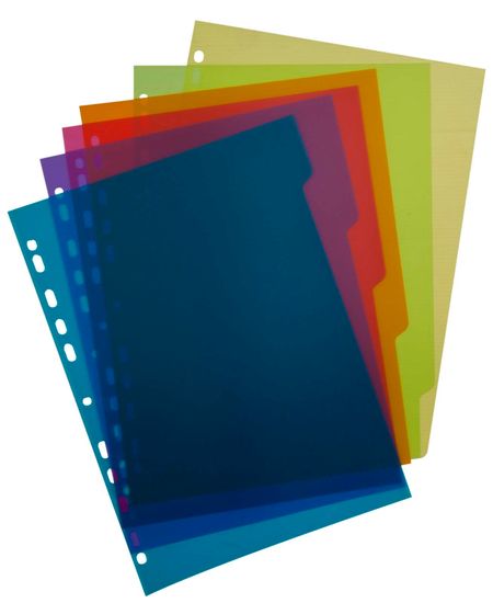 Elba pregradni listi, 6 barv, karton 2305335501
