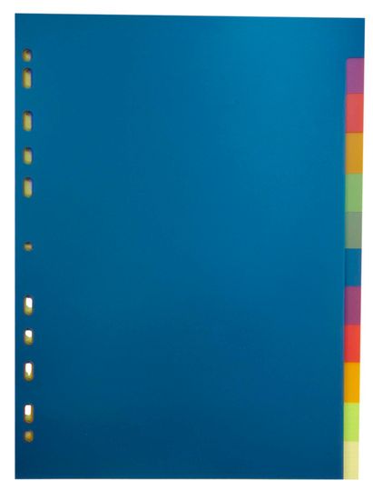 Elba pregradni listi, 12 barv, karton 2305336501