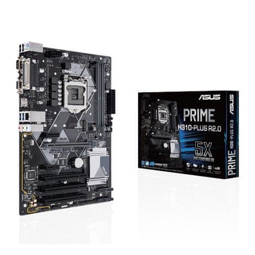 ASUS Prime H310-Plus R2.0 osnovna plošča, LGA 1151, DDR4, ATX