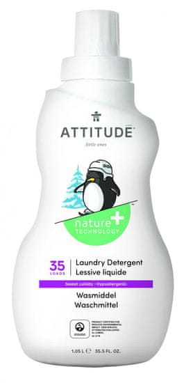 Attitude ATTITUDE Pralni gel za otroke z vonjem Sweet Lullaby, 1050 mL