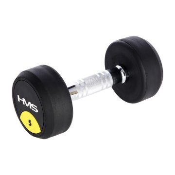 HMS gumirana enoročna utež HG Pro 5 kg