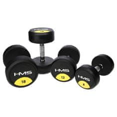 HMS gumirana enoročna utež HG Pro 8 kg