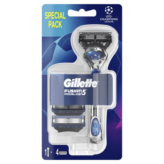 Gillette Fusion ProGlide Flexball brivnik + 4 rezilne glave