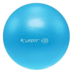 LIFEFIT Overball gimnastična žoga, 20 cm, svetlo modra