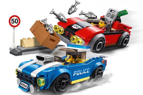 LEGO City Police 60242 Policija lovi na avtocesti