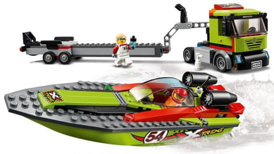 LEGO City Great Vehicles 60254 Prevoz z dirkalnim čolnom