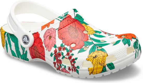 Crocs natikači Classic Printed Floral Clog (206376-10D), cvetlični motiv