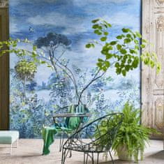 Designers Guild Ozadje GIARDINO SEGRETO SCENE 1 DELFT, zbirka SCENES IN MURAL