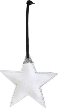 Lene Bjerre Majhna viseča okrasna zvezda usnje ANGIE