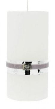 Lene Bjerre Sveča RUSTIC bela XL gori 120 ur