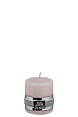 Lene Bjerre BASIC sveča stara roza velikosti S gori 10 ur
