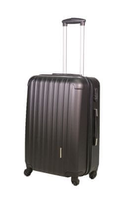Le Maurice potovalni kovček, ABS, vel. L, 71,1 cm, črn