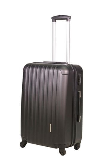 Le Maurice potovalni kovček ABS, vel. S, 50,8 cm, črn