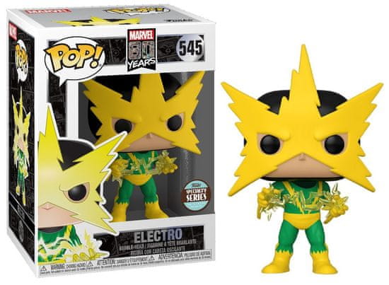 Funko POP! Marvel 80 Years figura, Electro (First Appearance) #545